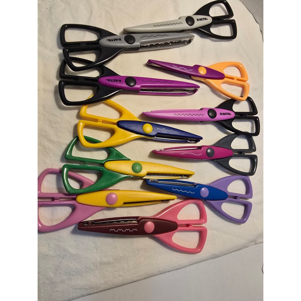 X-ACTO Decorative Edge Craft Scissors 11 Paper Edgers Scrapbooking Shears /0569